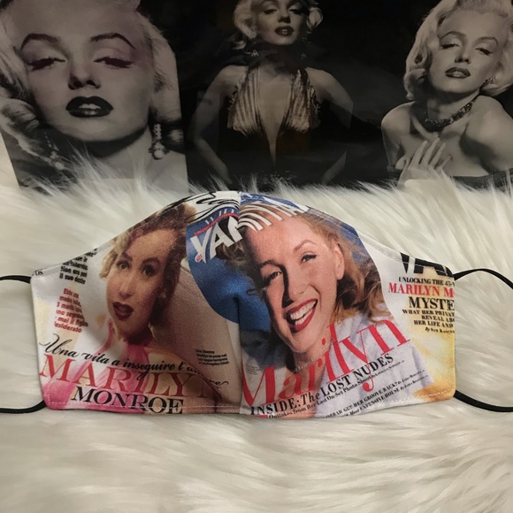 Handmade | Accessories | Marilyn Monroe Face Mask Wfilter | Poshmark